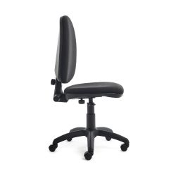 Silla Oficina Rd-930/4 Negro Liso Ignifugo + Juego De Brazos Rd956