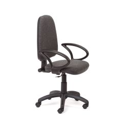 Silla Oficina Rd930/1 Gris Tela Ignifuga + Juego De Brazos
