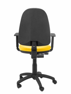 Silla Operativa de oficina Ayna bali amarillo brazos regulables