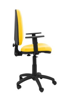 Silla Operativa de oficina Ayna bali amarillo brazos regulables