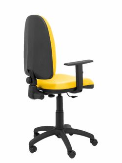 Silla Operativa de oficina Ayna bali amarillo brazos regulables