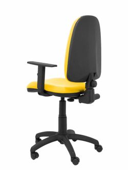 Silla Operativa de oficina Ayna bali amarillo brazos regulables