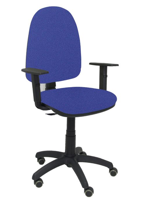 Silla Operativa de oficina Ayna bali azul brazos regulables