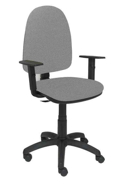 Silla Operativa de oficina Ayna bali gris claro brazos regulables