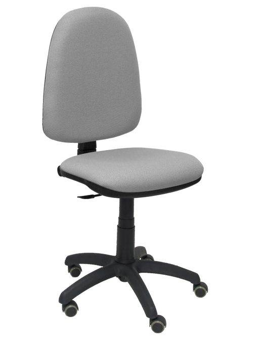 Silla Operativa de oficina Ayna bali gris claro ruedas de parquet