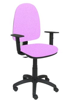 Silla Operativa de oficina Ayna bali lila brazos regulables