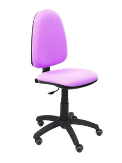 Silla Operativa de oficina Ayna bali lila ruedas de parquet