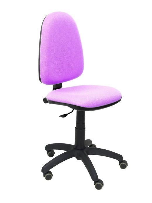 Silla Operativa de oficina Ayna bali lila ruedas de parquet
