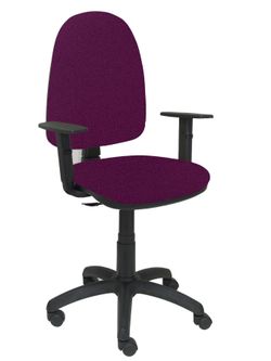Silla Operativa de oficina Ayna bali morado brazos regulables