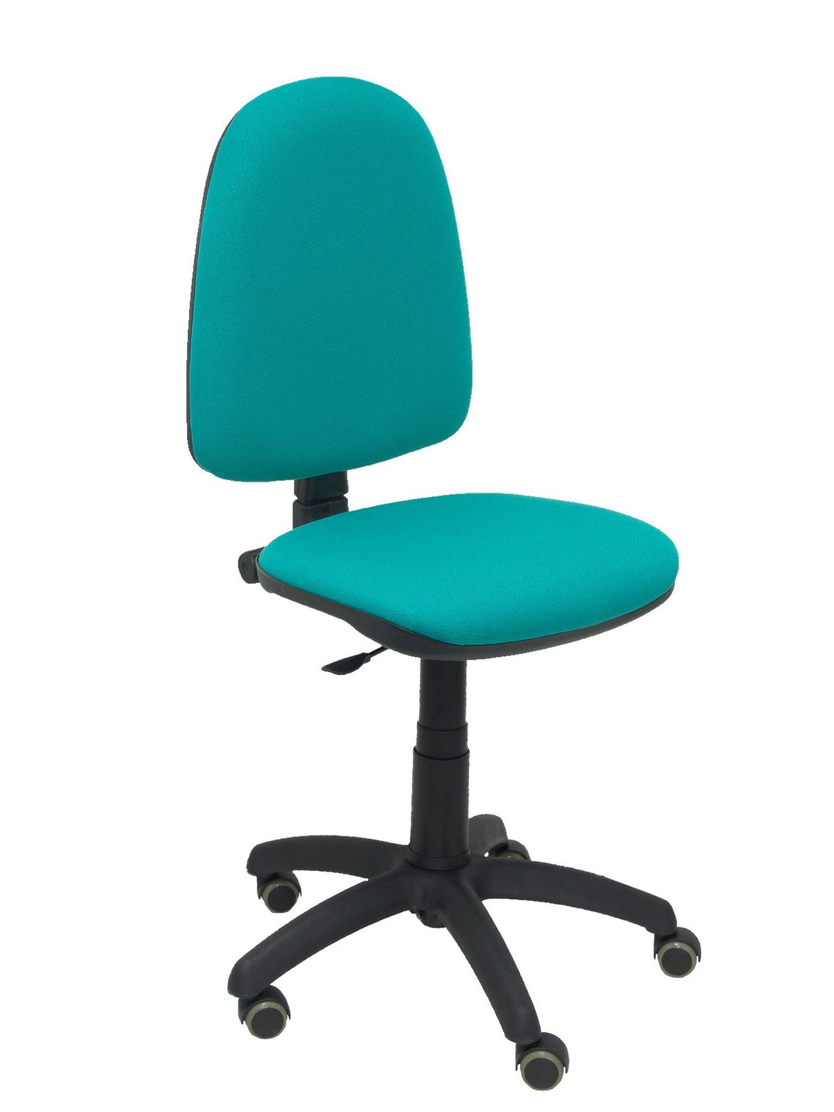 Silla Operativa de oficina Ayna bali verde claro ruedas de parquet