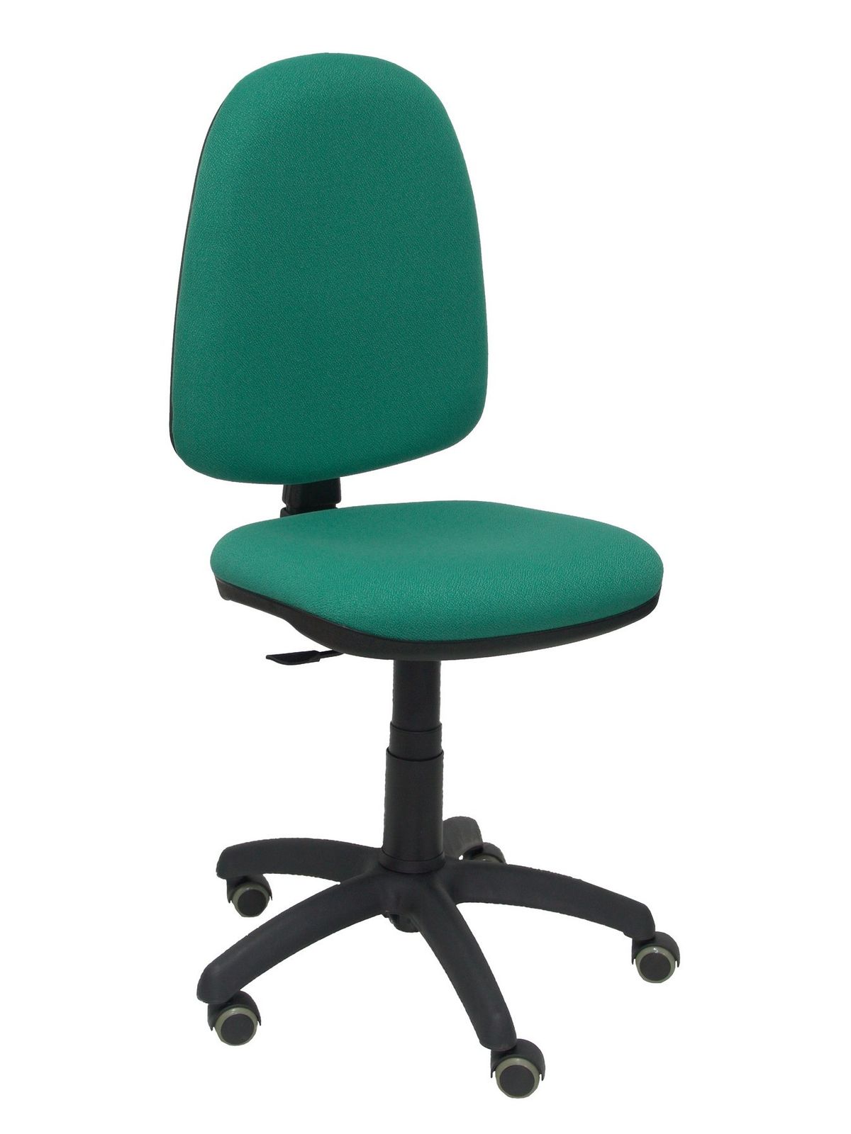 Silla Operativa de oficina Ayna bali verde ruedas de parquet