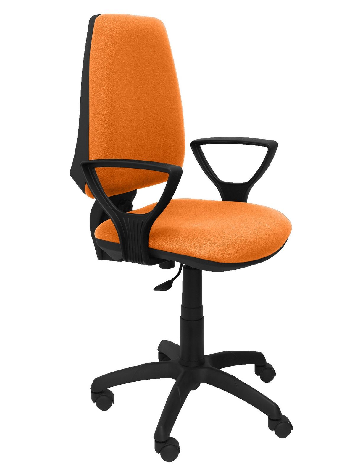 Silla Operativa de oficina Elche CP bali naranja brazos fijos