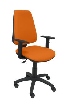 Silla Operativa de oficina Elche CP bali naranja brazos regulables