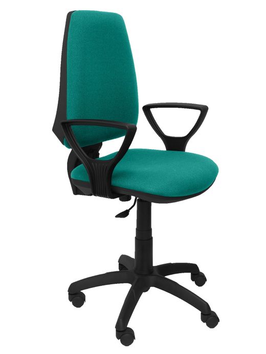 Silla Operativa de oficina Elche CP bali verde claro brazos fijos