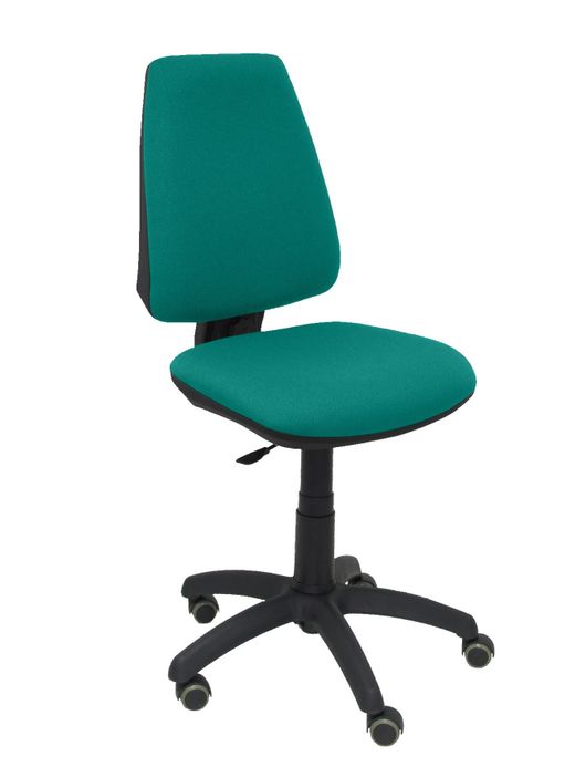 Silla Operativa de oficina Elche CP bali verde claro ruedas de parquet