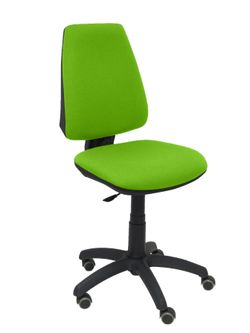 Silla Operativa de oficina Elche CP bali verde pistacho ruedas de parquet