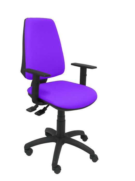 Silla Operativa de oficina Elche S bali lila brazos regulables