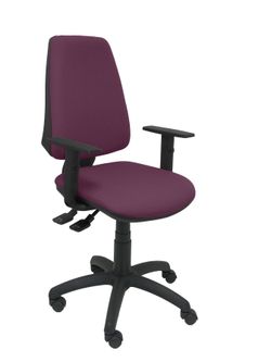 Silla Operativa de oficina Elche S bali morado brazos regulables