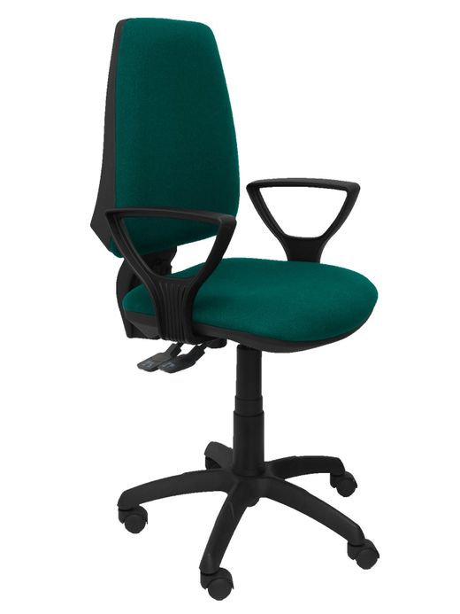 Silla Operativa de oficina Elche S bali verde claro brazos fijos