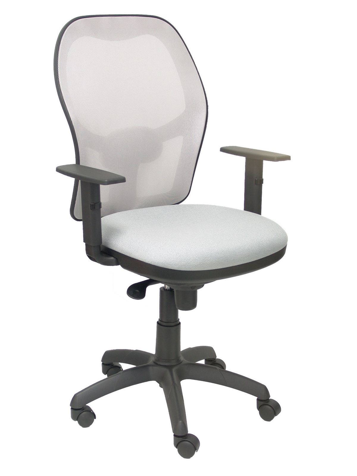 Silla Operativa de oficina Jorquera malla gris asiento bali gris