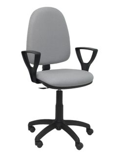 Silla Operativa de oficina modelo Ayna bali gris claro brazos