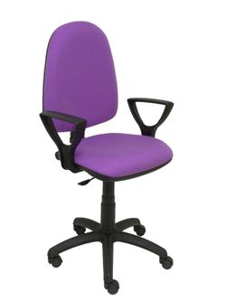 Silla Operativa de oficina modelo Ayna bali lila con brazos