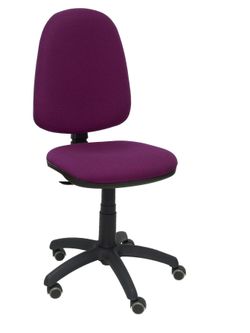 Silla Operativa de oficina modelo  Ayna bali morado ruedas parquet