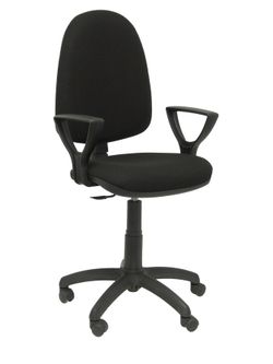 Silla Operativa de oficina modelo Ayna bali negro con brazos