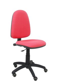 Silla Operativa de oficina modelo  Ayna bali rojo ruedas parquet