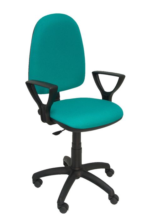 Silla Operativa de oficina modelo Ayna bali verde con brazos