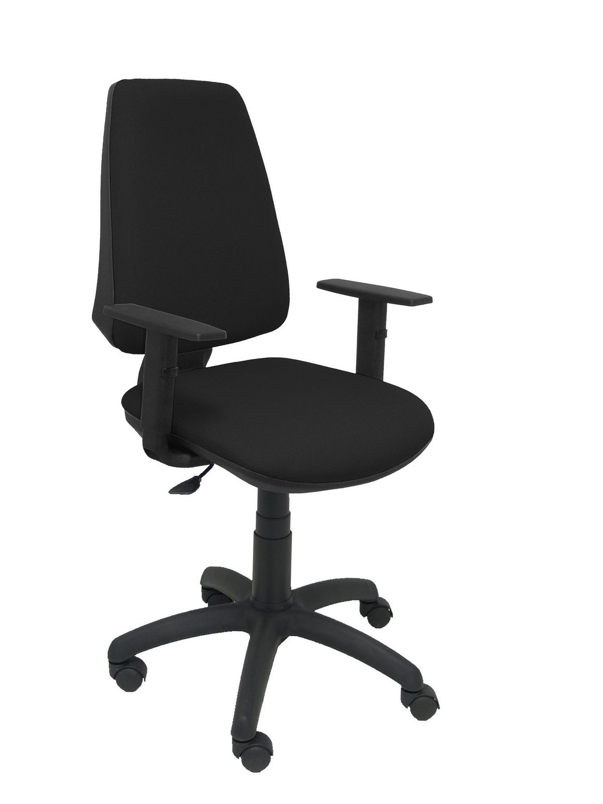 Silla Operativa de oficina modelo  Elche CP brazos regulables bali color negro