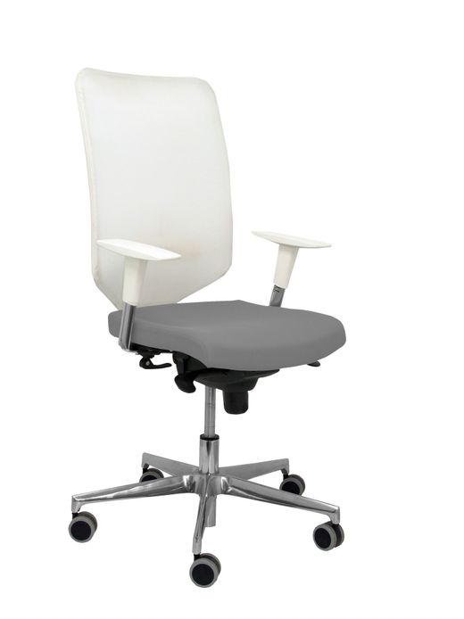 Silla Operativa de oficina Ossa blanca bali gris medio