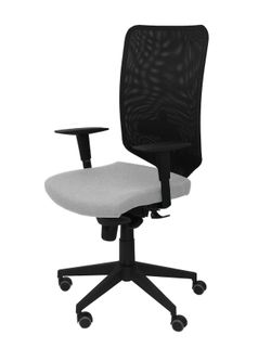 Silla Operativa de oficina Ossa Negra bali gris claro