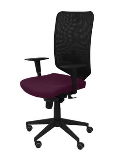 Silla Operativa de oficina Ossa Negra bali morado
