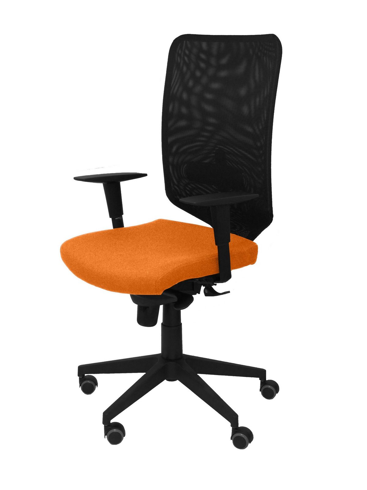 Silla Operativa de oficina Ossa Negra bali naranja