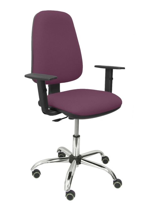 Silla Operativa de oficina Socovos bali morado brazos regulables