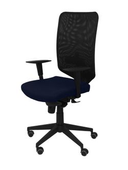 Silla Operativa oficina Ossa Negra bali azul marino