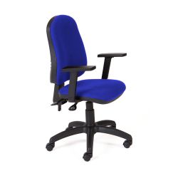 Silla Operativa Rd-911Con  Brazos Incluidos Color Azul