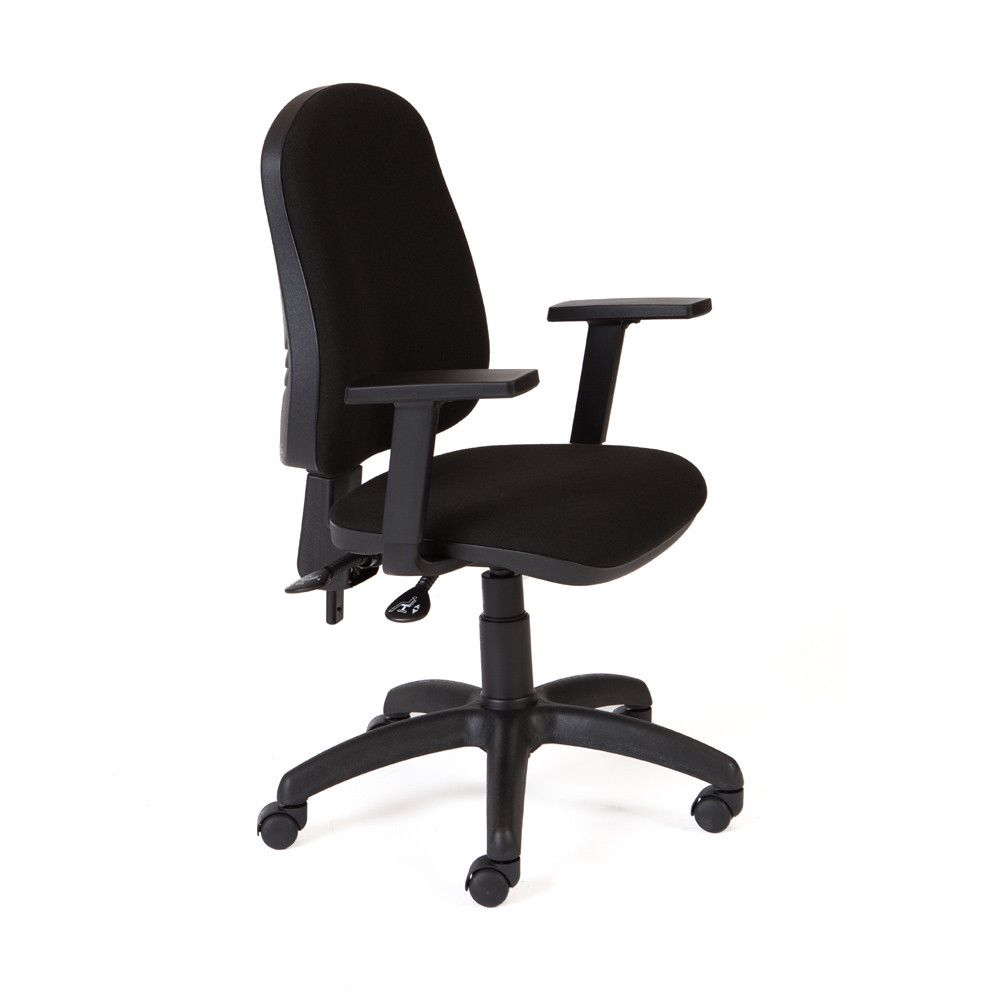Silla Operativa Rd-911Con  Brazos Incluidos Color Negro