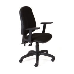 Silla Operativa Rd-911Con  Brazos Incluidos Color Negro