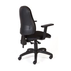 Silla Operativa Rd-911Con Brazos Incluidos Color Negro