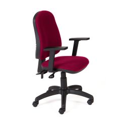 Silla Operativa Rd-911Con  Brazos Incluidos Color Rojo
