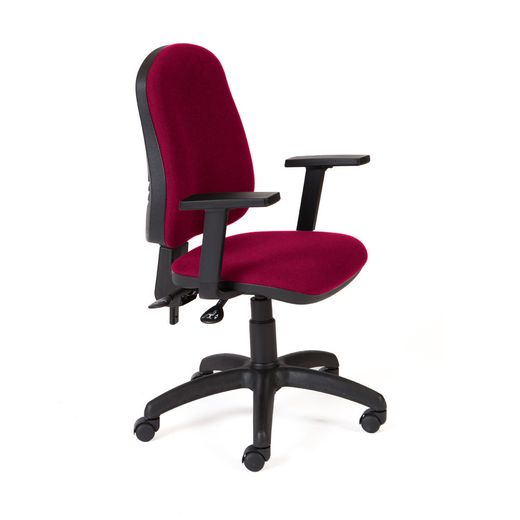 Silla Operativa Rd-911Con Brazos Incluidos Color Rojo
