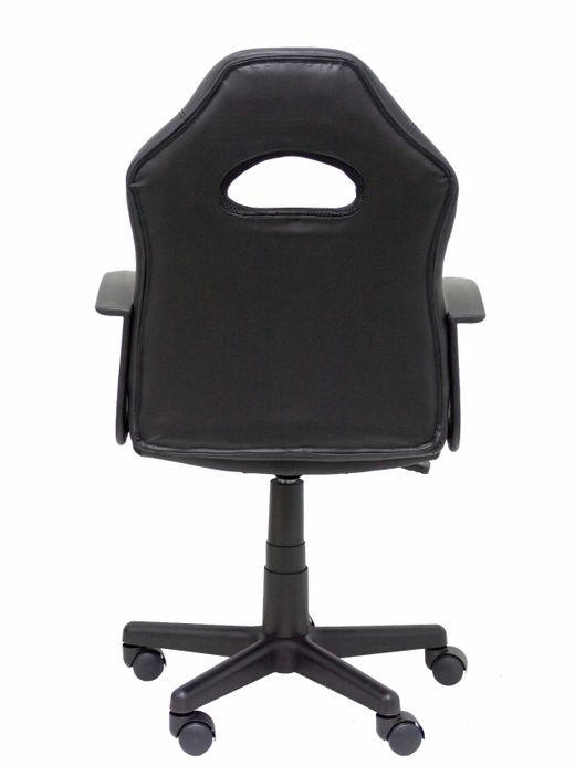 Silla juvenil Gaming Mohedas similpiel negro y rojo