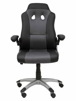 Silla gaming Talave similpiel negro y gris