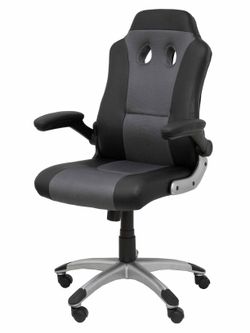 Silla gaming Talave similpiel negro y gris