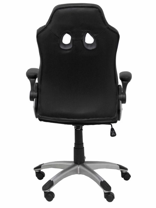 Silla gaming Talave similpiel negro y gris