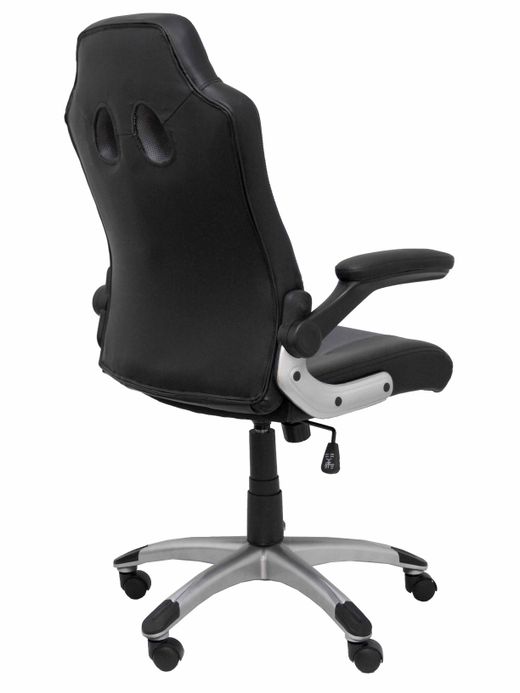 Silla gaming Talave similpiel negro y gris