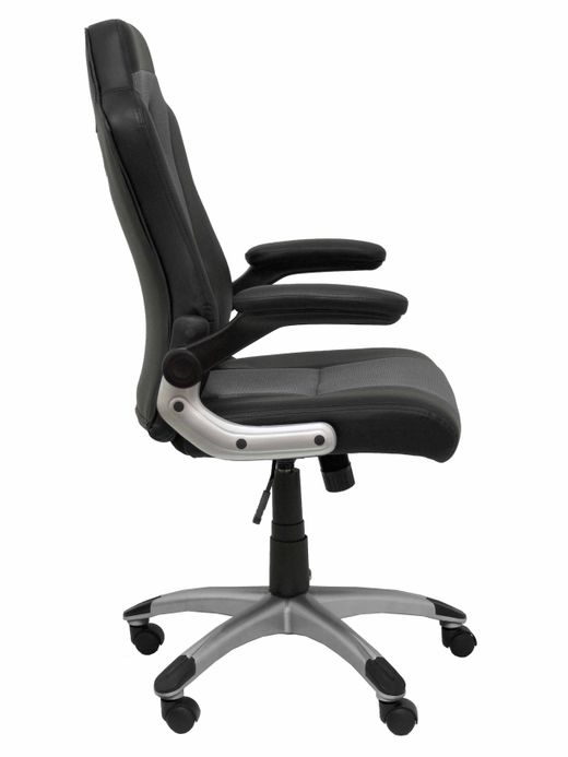 Silla gaming Talave similpiel negro y gris