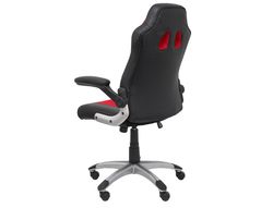 Silla gaming Talave similpiel negro y rojo